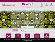 Tablet Screenshot of jnwine.com